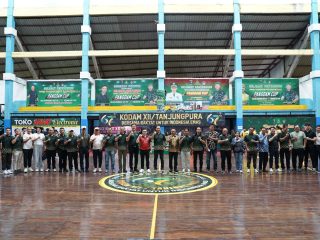Buka Open Tournament Basketball Pangdam Cup 2025, Ini Pesan Pangdam XII/Tpr Kepada Atlet
