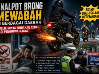 Knalpot Brong Mewabah di Berbagai Daerah, Publik Minta Tindakan Tegas terhadap Pengguna Nakal