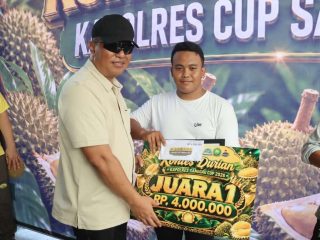 Kontes Durian Kapolres Sanggau Cup 2026 Meriahkan Hari Bhayangkara Ke-80, Dorong Durian Lokal Tembus Pasar Lebih Luas